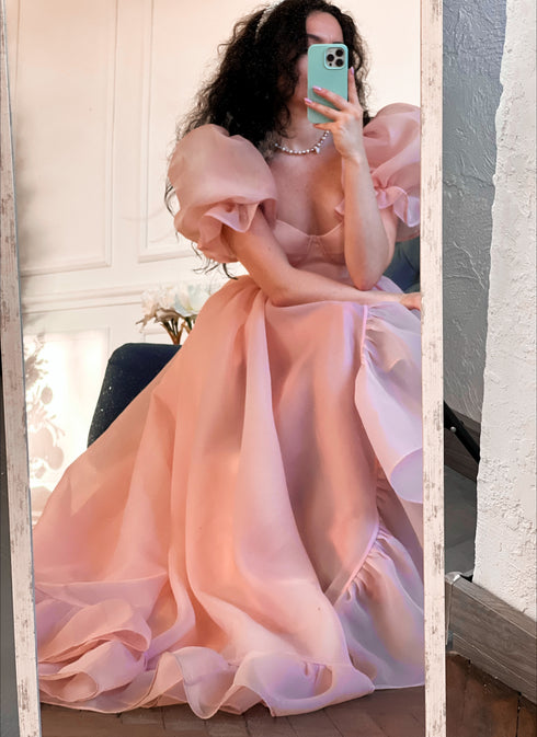 Organza bridal shower dress